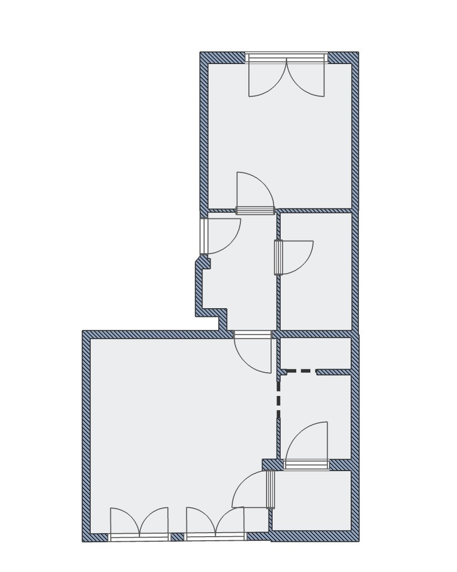 Schöner Leben im Glockenbachviertel - freie 2-Zi-Wohnung - Top-Grundriss