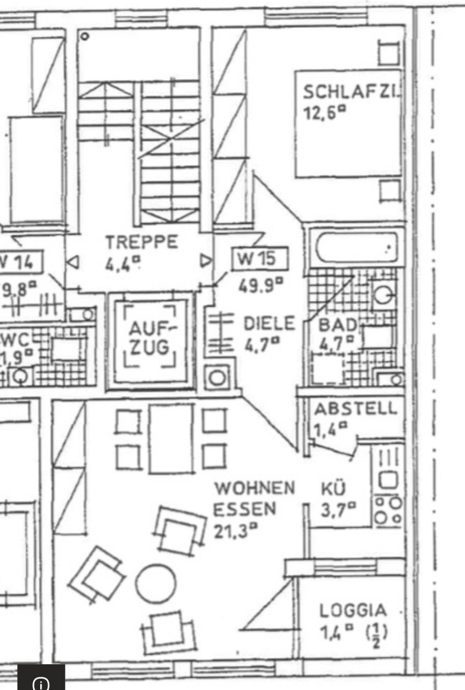 Schöner Leben im Glockenbachviertel - freie 2-Zi-Wohnung - Top-Grundriss