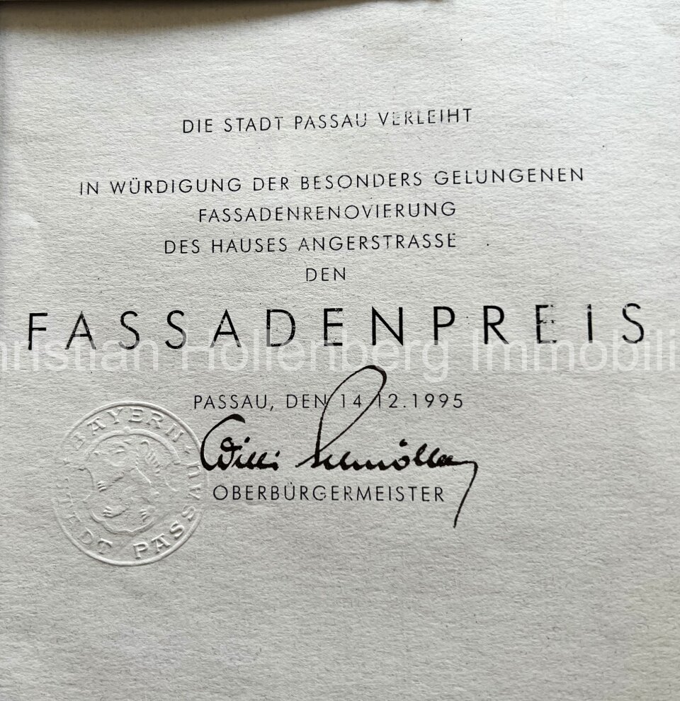 Fassadenpreis