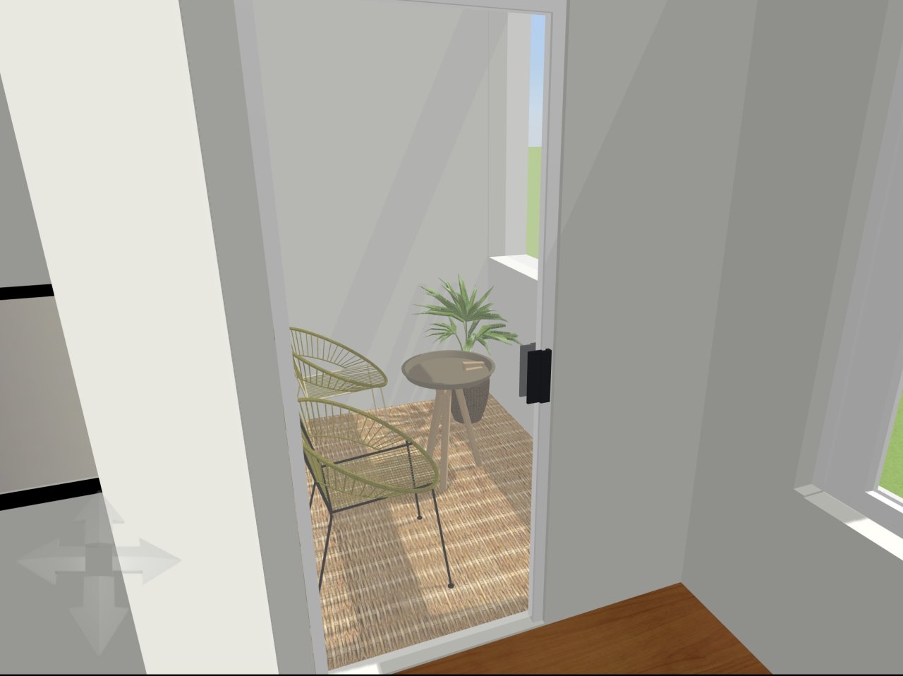 Loggia - Einrichtungsbeispiel Loggia - Einrichtungsbeispiel